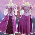 Rapunzel Cosplay Costume Adult Carnival Uniform Anime Halloween Costumes Women