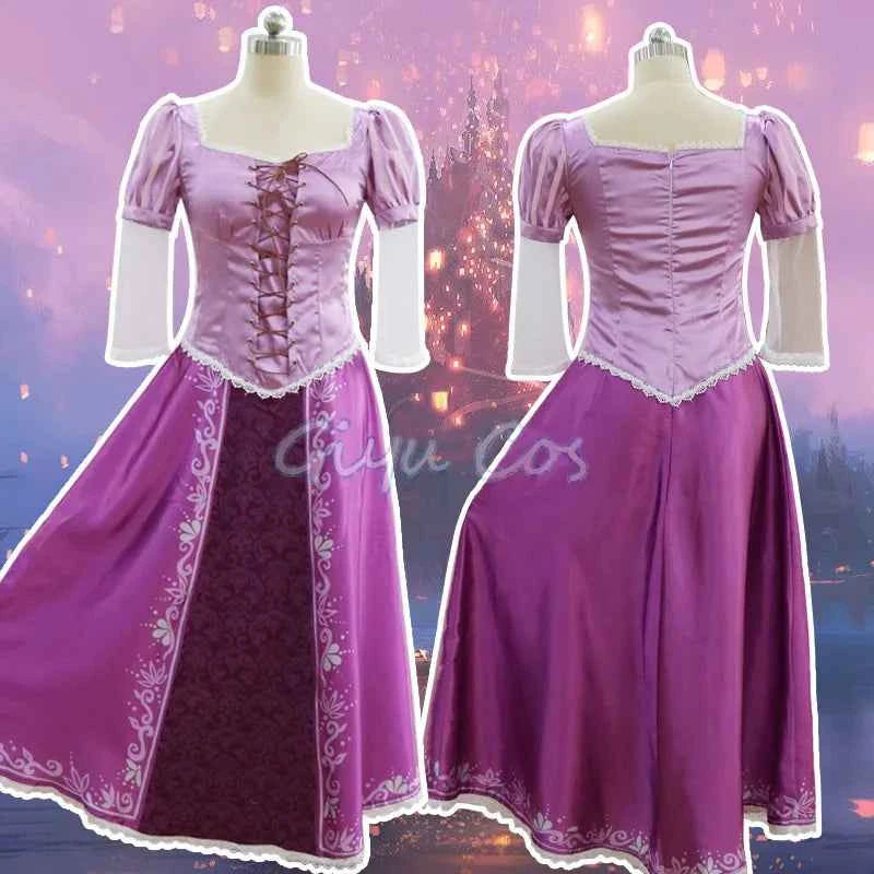 Rapunzel Cosplay Costume Adult Carnival Uniform Anime Halloween Costumes Women