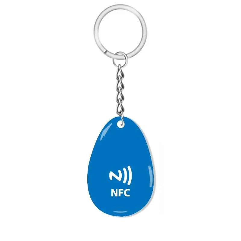 Whatsapp NFC Epoxy Keychain NFC Tag for Increase Your Business