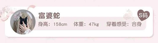 Original New Spring Summer Cute Print Short-sleeved Lolita OP Dress Japanese Sweet Girl Mass-produced Kawaii Bow Short Dresses