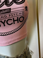 Crop Tops Fashion Summer Tanks Women Clothing Sweet Pink Letter Backless Tunic Camis Harajuku Chain Sexy Y2k Vest Ropa Mujer SS69