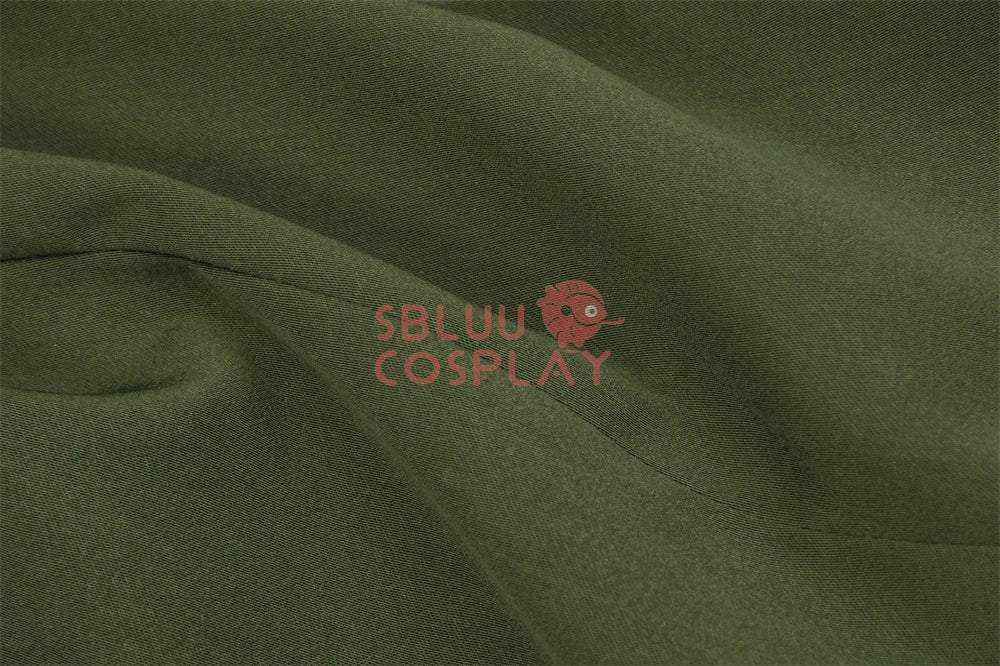 SBluuCosplay Anime Noriaki Kakyoin Cosplay Costume Dark Green Uniform Outfit Halloween Party Costume Upgrade Version