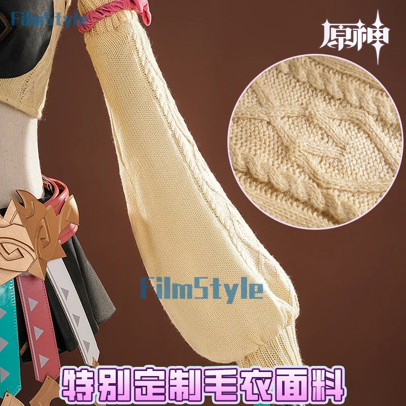 FilmStyle Genshin Impact Varesa Cosplay Costume Uniform Halloween Carnival Party Christmas Play Role Clothes Clothing for Women
