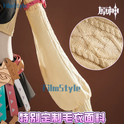 FilmStyle Genshin Impact Varesa Cosplay Costume Uniform Halloween Carnival Party Christmas Play Role Clothes Clothing for Women