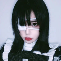 Halloween Anime Single Eye Mask Cosplay Theme Party Accessories Comfortable Eye Patch Adjustable Eye Props Cosplay Toys Gift SS69