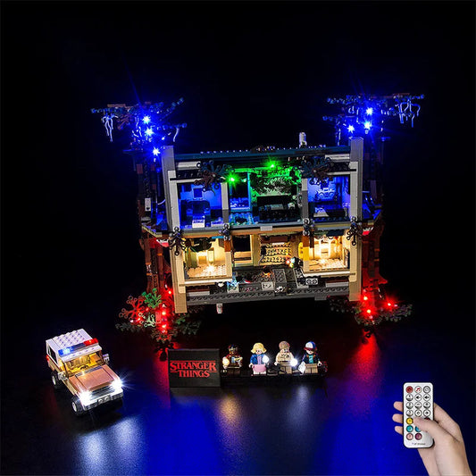 LED Light Kit For 75810 Stranger Things The Upside Down Compatible with 25010 Building Blocks Lighting Set Not Included Model SS69