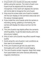 Insta360 X5 Lens Guard Protector Standard or Premium Tempered Glass For Insta 360 X5 Original Accessories