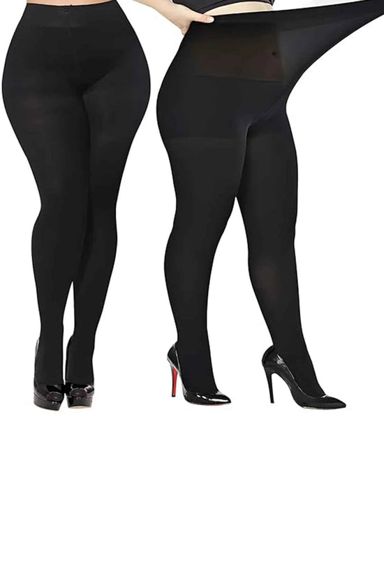 Plus Size High Waisted Stretch Pantyhose & Hosiery for Women - Comfortable and Stylish, Embrace Your Beauty