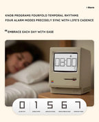 60 hours Standby Retro Maclock Alarm Clock Student Specific Wake-Up Artifact Desktop Decor Electronic Display Creativity Clock