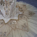 BT01574 high quality tailored Fairy doll swan lake  gradient champange performance Wear Ballet Tutu Costumes