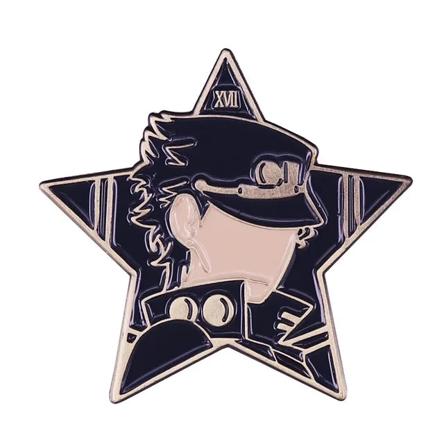 JoJo's Bizarre Adventure Enamel Lapel Pin Collect Badge Cute Children Gift Jewelry Adorn Backpack Hat Collar Brooches