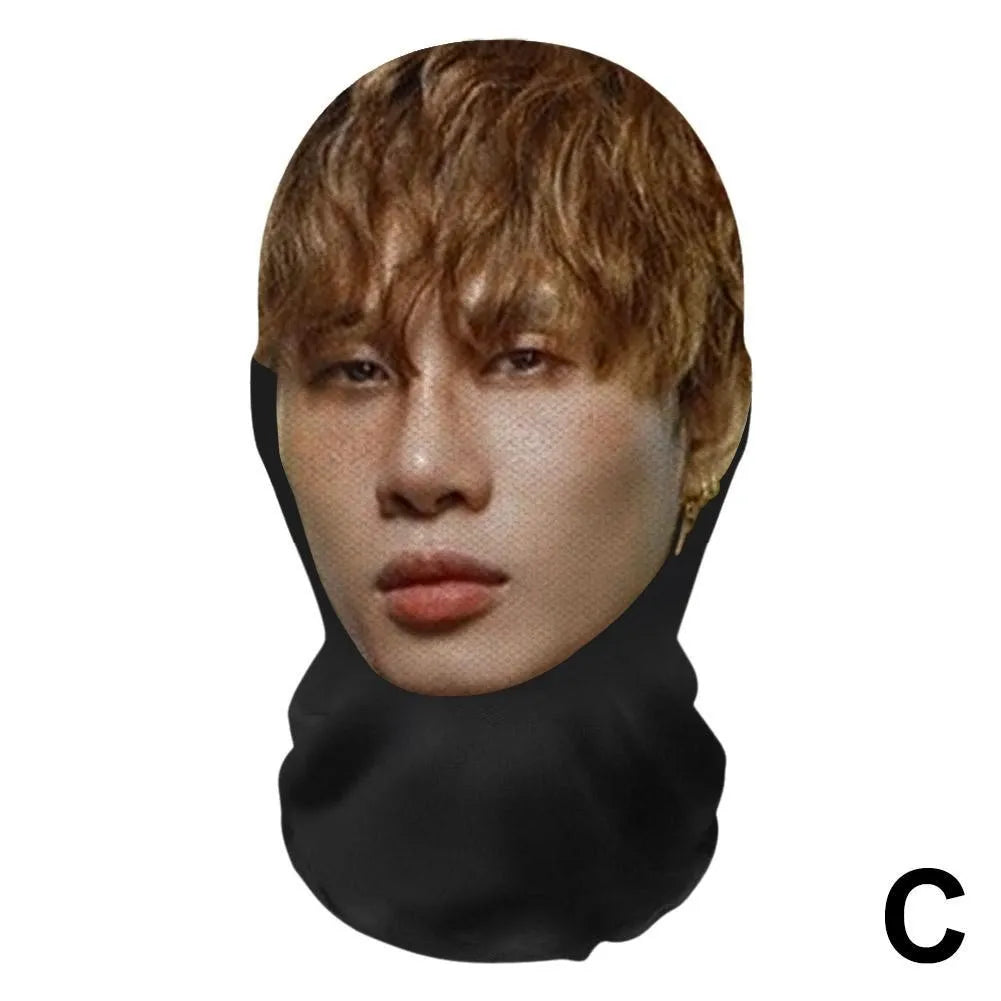 Breathable Mesh Full Face Mask for Cosplay & Parties