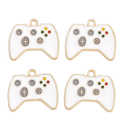 10Pcs Retro Enamel TV Set Game Console Charms for Jewelry Making DIY Cute Design Charms Pendant Necklaces Earrings Accessories SS69 6.69 10pcs 2