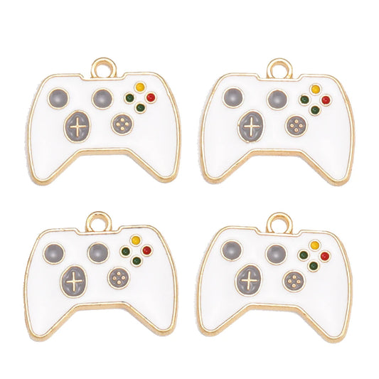 10Pcs Retro Enamel TV Set Game Console Charms for Jewelry Making DIY Cute Design Charms Pendant Necklaces Earrings Accessories SS69 6.69 10pcs 2