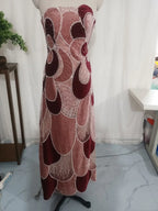 UOSUCN Sweetheart Beaded Sequin Mesh Evening Dress