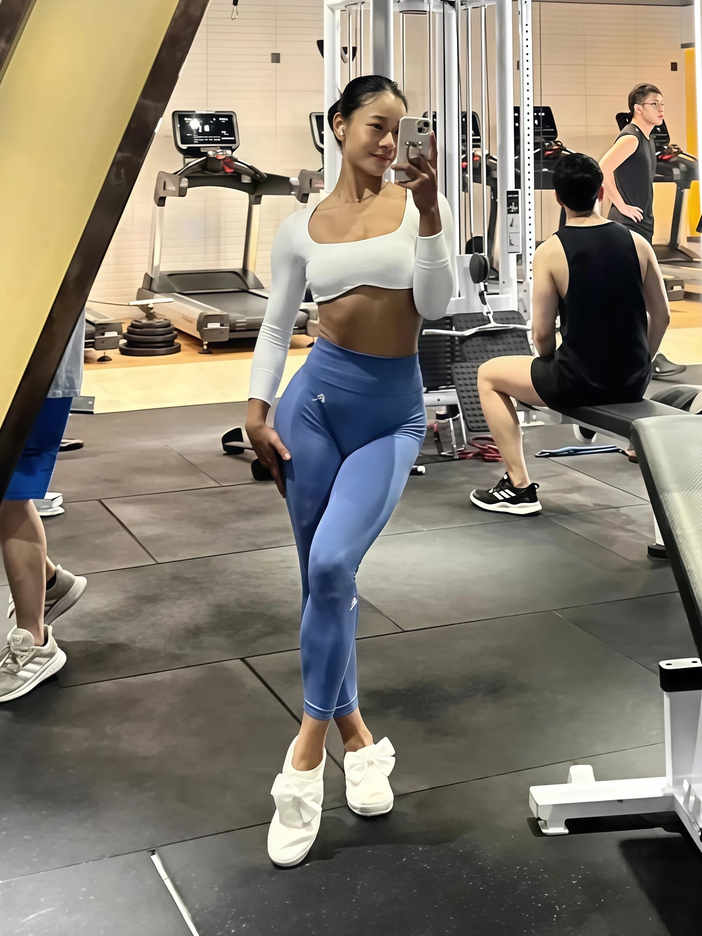 Long Sleeve Yoga Shirts Sexy Sports Top Tight Gym Clothes Woman Fitness Crop Top with Chest Pad Workout Yoga Top Athleisure - SS69