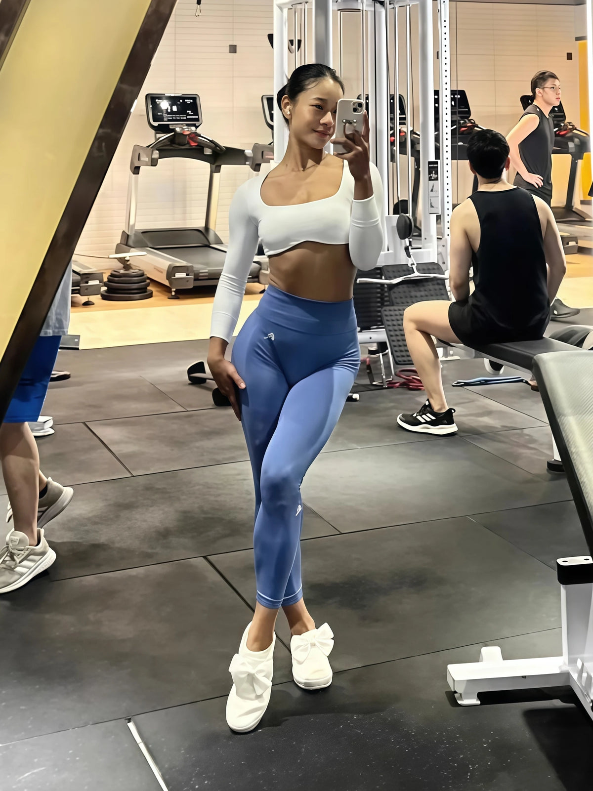 Long Sleeve Yoga Shirts Sexy Sports Top Tight Gym Clothes Woman Fitness Crop Top with Chest Pad Workout Yoga Top Athleisure - SS69