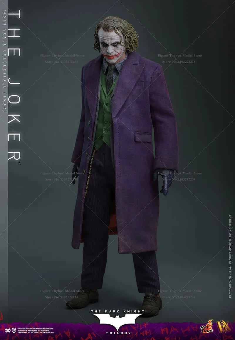 HOTTOYS HT DX32 1/6 Collectible Glue Hair Joker Action Figure Comics Dark Black Villain Delicate 12" Full Set Soldier Model