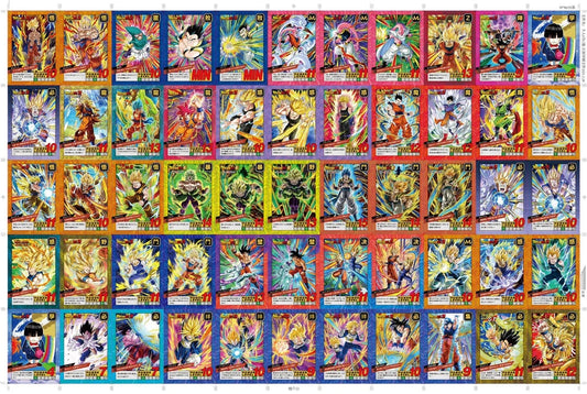 Dragon Ball Super Son Goku Frieza Bejita Yonsei Piccolo DIY Homemade Bronzing Game Toys Collection Card Christmas Birthday Gift SS69 34.69 I-Color flash-54pcs