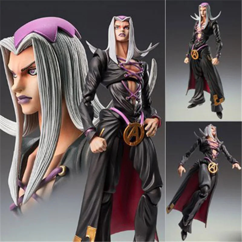 15cm Anime Jojo Bizarre Adventure Kujo Jotaro Dio Brando Diavolo Bruno Bucciarati Abbacchio Jolyne Cujoh Valentine Action Figure