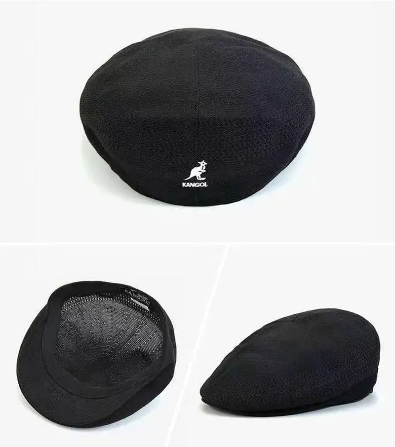 Breathable Mesh Beret Hat for All Seasons