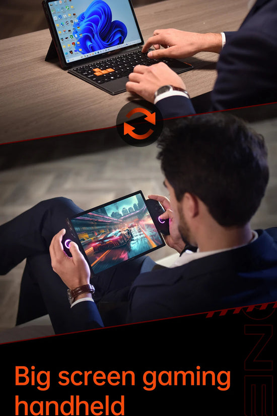 OneXPlayer X1 PRO AMD Ryzen AI 9 HX 370 /8840U PC Game Console 3 IN 1 Laptop Tablet 10.95 Inch 120 Hz AI CPU Computer Controller SS69