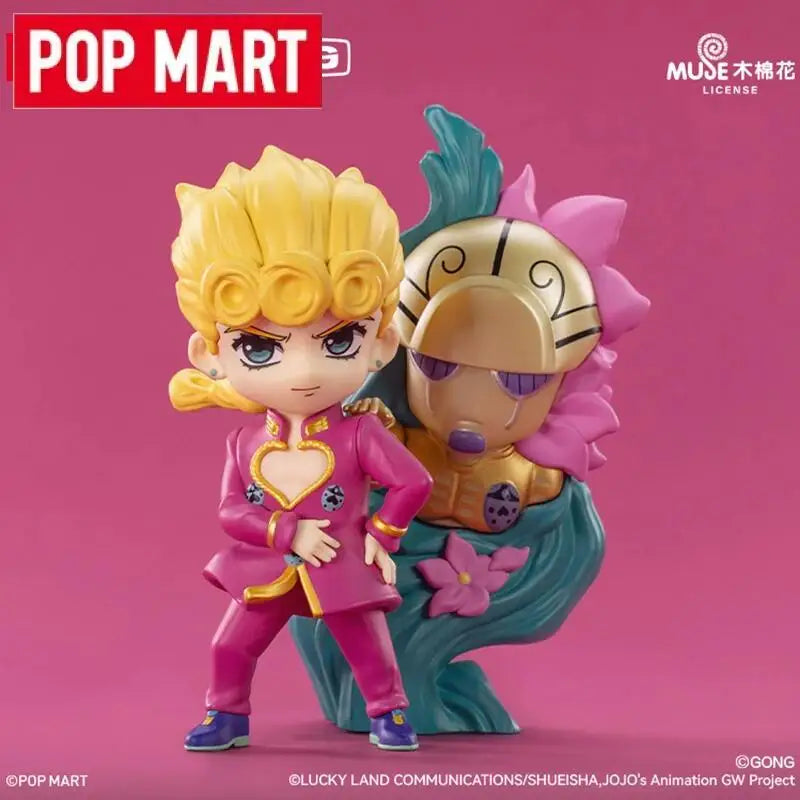 POP MART GONG JOJO's Bizarre Adventure Golden Wind Series Blind Box Guess Bag Original Toys Mystery Box Anime Figures Decoration