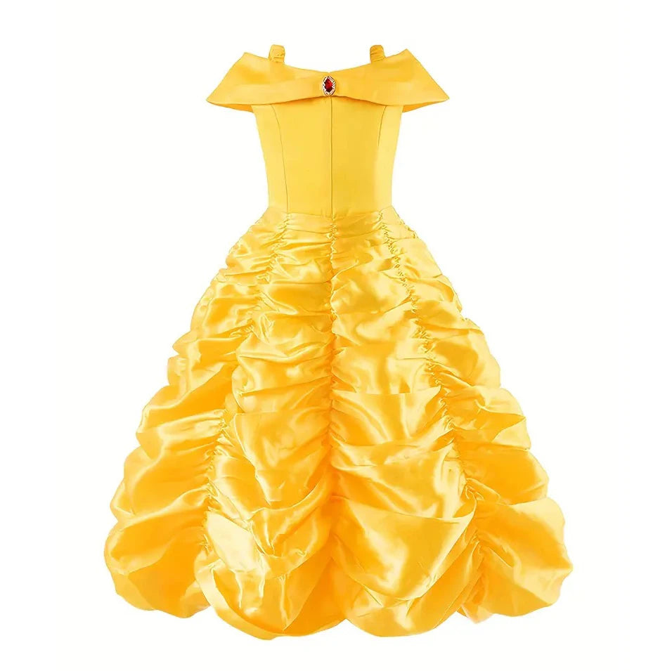 YOFEEL Girls Princess Tulle Sequins Ball Gown for Parties