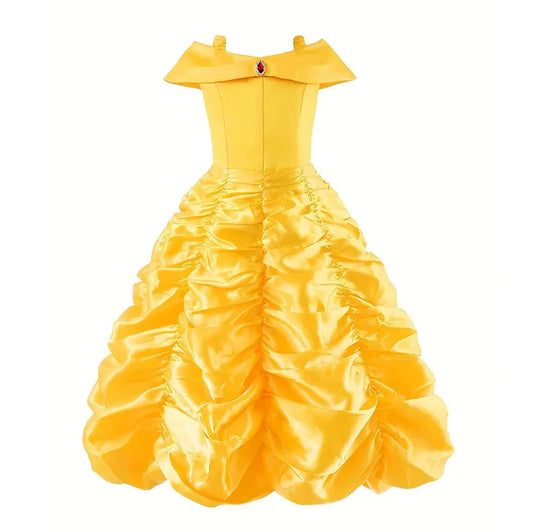 YOFEEL Girls Princess Tulle Sequins Ball Gown Costume for Birthday Party