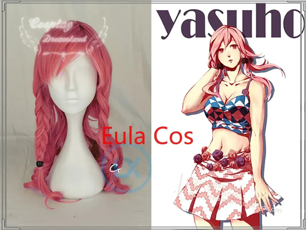 Hirose Yasuho Cosplay Costume Anime  Blue Flower Dress Uniform Women Girls Halloween Gifts Cos