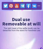 Photo Booth Machines Wedding For iPad 10.5'' 11'' 12.9'' 13'' 12.3'' ipad Photobooth with 2 Panels 9.7 Selfie Photo Booth