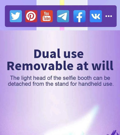 Photo Booth Machines Wedding For iPad 10.5'' 11'' 12.9'' 13'' 12.3'' ipad Photobooth with 2 Panels 9.7 Selfie Photo Booth