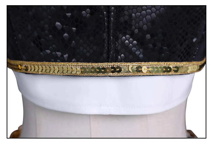 Anime Rumi Cosplay Costume Wig Woman Black White Uniform Christmas Halloween Party Clothing