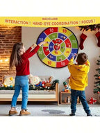 29-Inch Nylon Dart Board Game for Kids with Sticky Balls