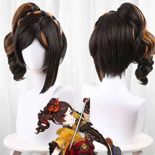 Chiori Cosplay Costume Wigs Boots Shoes Metal Accessories Women Costume Full Set Carnival Party Costume