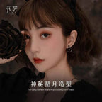 Thaya Original Design Star and Moon Earrings S925 Silver Needle Studs Earring For Women Vintage Earring Fashion Crystal Jewelry