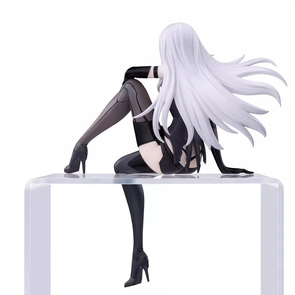 Nier Automata 2B A2 9S Sitting Position Game Figure Mechanical Lifeform Statue Collection Desktop Decoration  Toys Gifts SS69