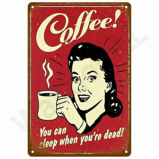Vintage Tin Sign Home Decor Items Wall Decor Art Wall Mural Room Decoration Items Decor Men Retro Metal Sign Plate Bar Posters
