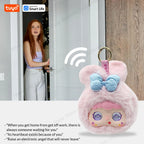 Tuya Smart AI Plush Robot with Voice Control & LED Eyes