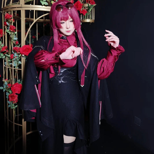 Kafka Honkai: Star Rail Cosplay Jacket and Cloak Unisex Polyester Costume