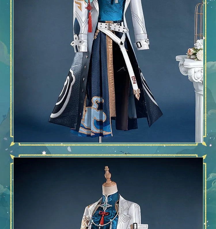Feixiao Cosplay Costume Honkai: Star Rail Women's Polyester Uniform Set
