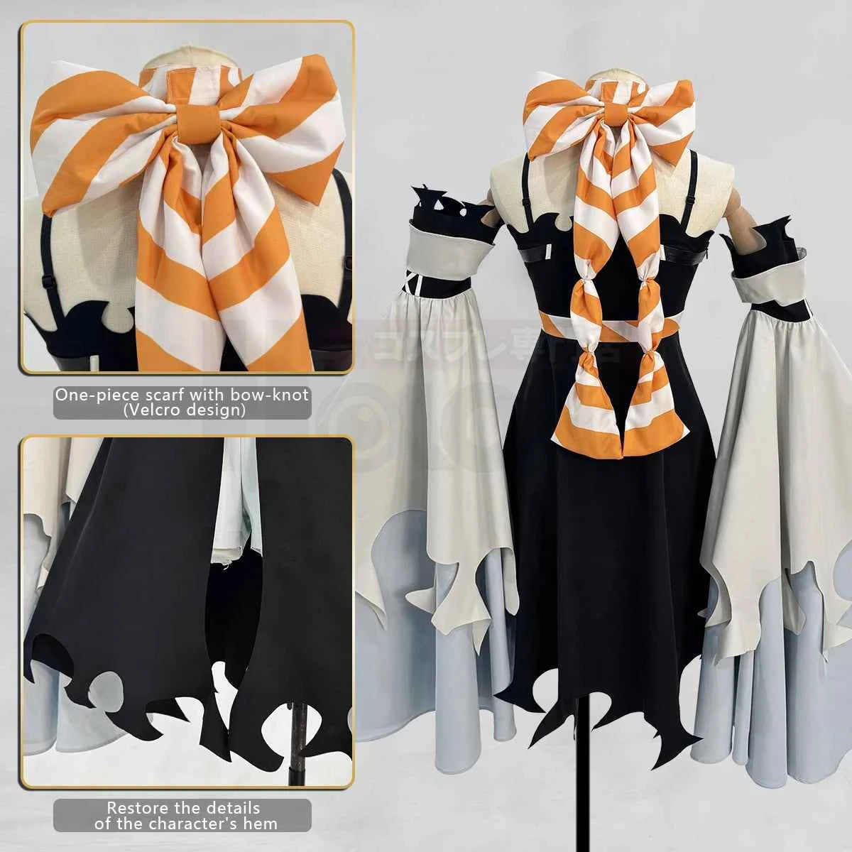 HOLOUN Amo Cosplay Costume Wig Gachiakuta Anime Convention Halloween Christmas Gift Boot Covers Dress Scarf Shorts Sleeves