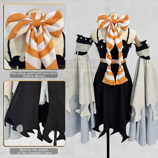 HOLOUN Amo Cosplay Costume Wig Gachiakuta Anime Convention Halloween Christmas Gift Boot Covers Dress Scarf Shorts Sleeves
