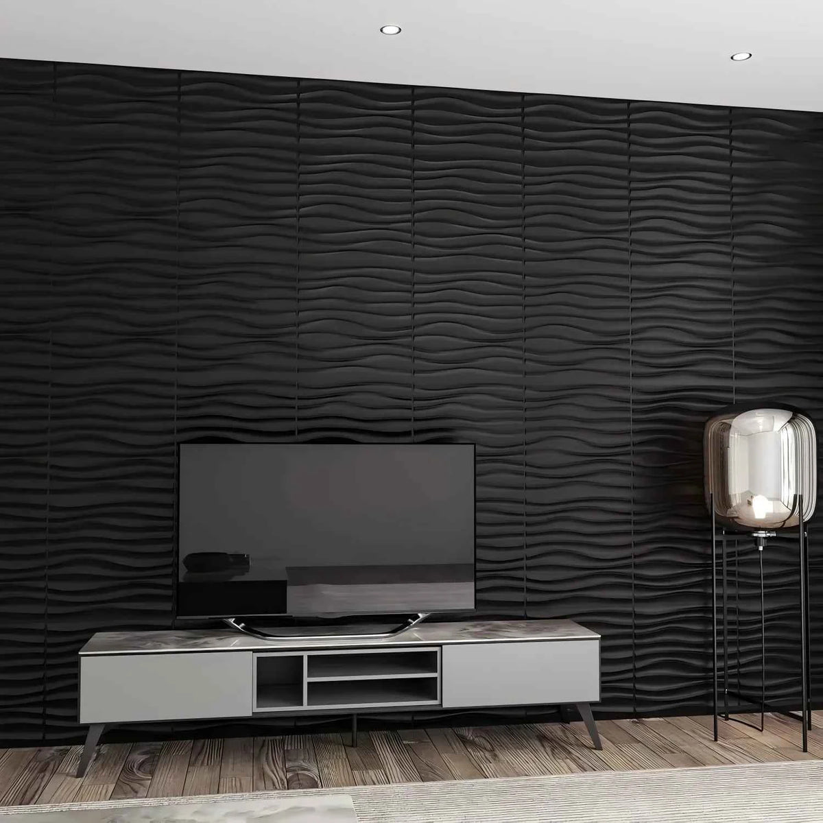 20PCS 3D Wall Panels 30x30cm Indoor Wall Decoration for Living Room Bedroom Hotel Office  Mural Tile-Panel-Mold 3D Wall Sticker