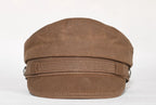 2025 New Navy Peaked Sailor Cap Men Women Summer Beret Hat Male Canvas Grey Eagle Belt Locomotive German Captain Casque