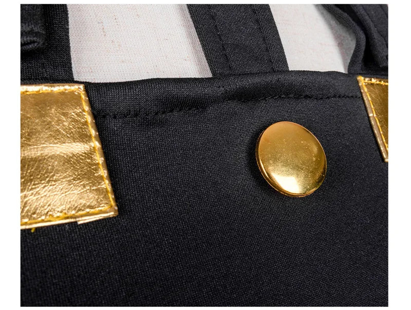 New JOJO Bizarre Adventure Golden Wind Narancia Ghirga Cosplay Costume Black Tops Apron Man Woman Christmas Suit Fan Gifts