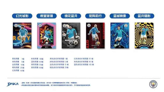 2025-2026 Daka Messi Mbappe Yamal Football Collection Card Real Madrid Barcelona Manchester Juventus Ale Milano Star Player Card