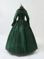 Cosplay Marie Antoinette Dress Medieval Flare Sleeve Victorian Party Formal Gown Renaissance Gothic Floral Robe