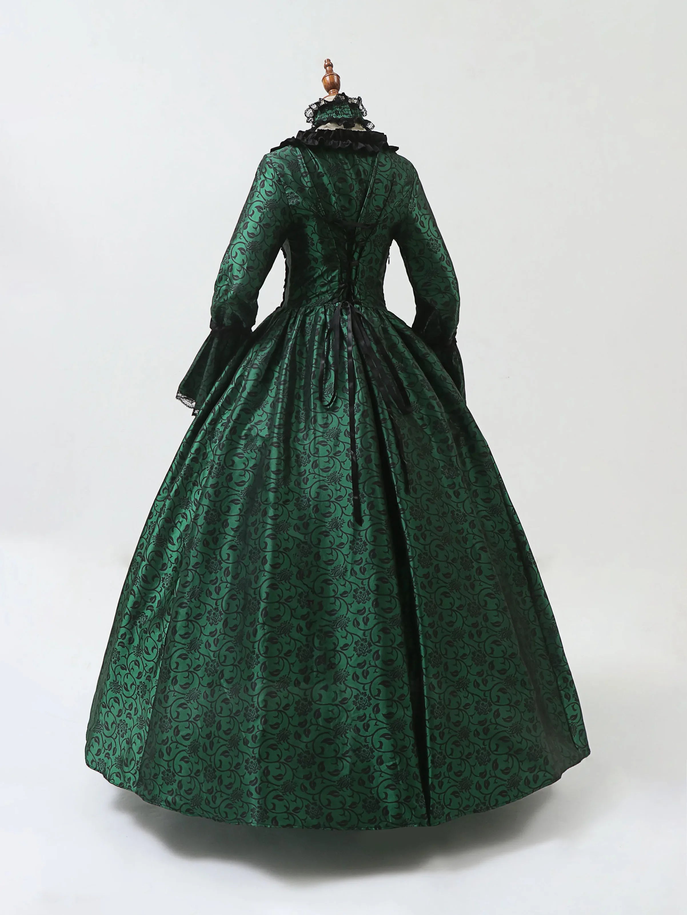Cosplay Marie Antoinette Dress Medieval Flare Sleeve Victorian Party Formal Gown Renaissance Gothic Floral Robe
