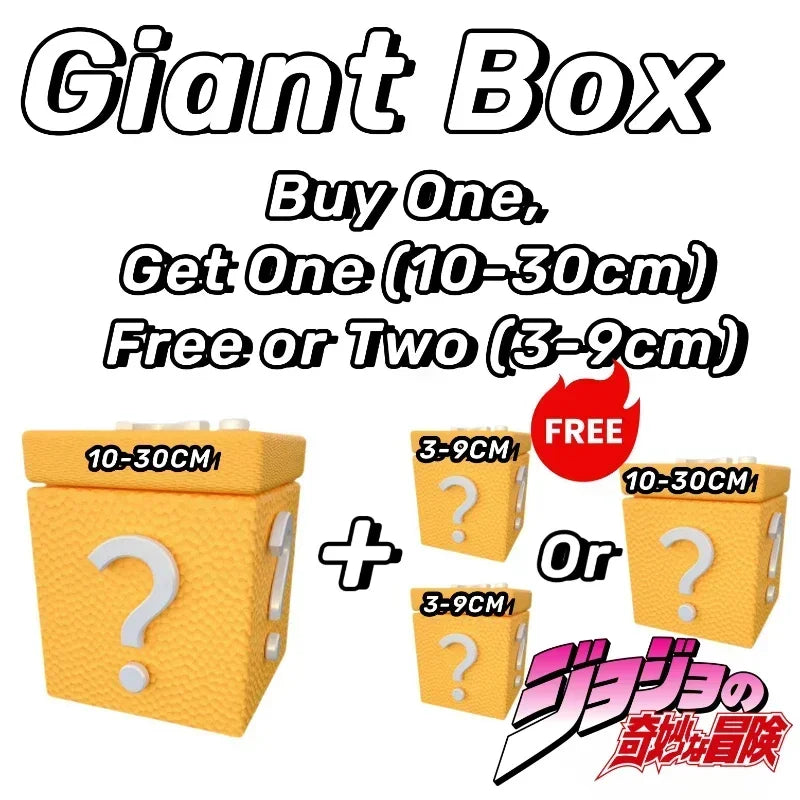 JOJO s Bizarre Adventure Blind Box Figure 3 9cm 10 30cm Anime Collectible Model Toy Random Surprise Gift PVC Figurine for Fans